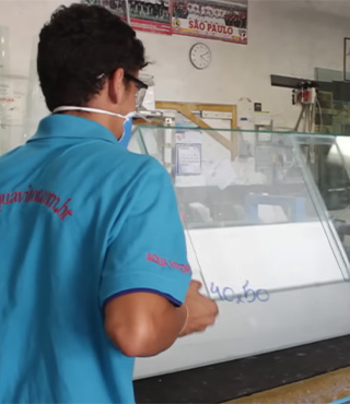 Entrega confiável de aquários